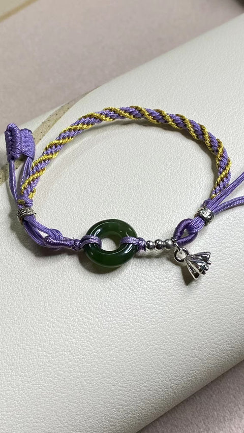 Gelang Gesper Perdamaian Jasper Alami Ukuran 15mm Gaya Damai Sudah termasuk pajak pengiriman