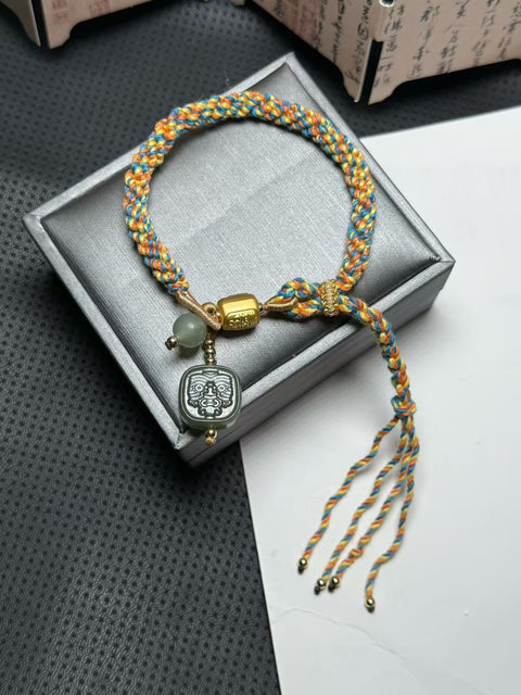 Barang Baru... Gelang Giok Hetian 'Zhaqilam' Dewi Kekayaan Wanita Tibet**

* Gelang Gaya Etnik dengan 22 Berkah untuk Kekayaan Berlimpah, Menangkal Kejahatan dan Bencana, Buatan Tangan, Ukuran sekitar 15×7mm Gratis ongkir dan bea cukai