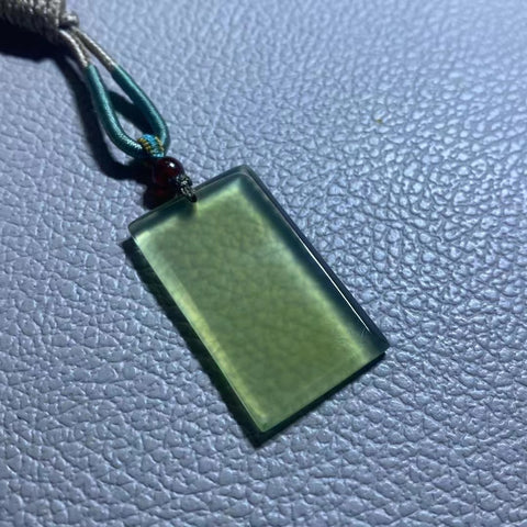 Plakat Perdamaian dan Keamanan Fluoresen Giok Halus Ukuran 22 * 37mm * 4mm Termasuk ongkos kirim dan pajak.