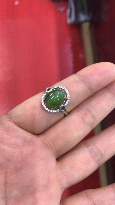 Cincin Mata Kucing Baru Gaya 925 Perak Termasuk ongkos kirim dan pajak.