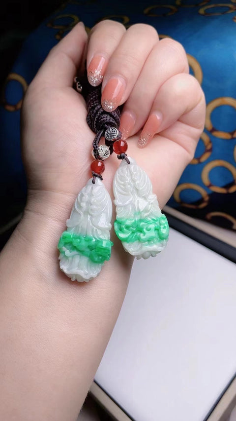 Kubis Jadeite Alami Latar belakang yang halus dan hangat, warna yang indah, indah untuk dipakai Spesifikasi 3.8 * 2.0 Sudah termasuk ongkos kirim dan pajak!