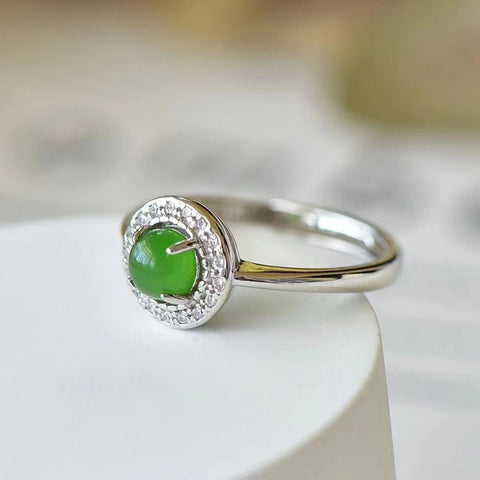 Cincin Jasper Halus 925 Perak Termasuk pajak pengiriman.