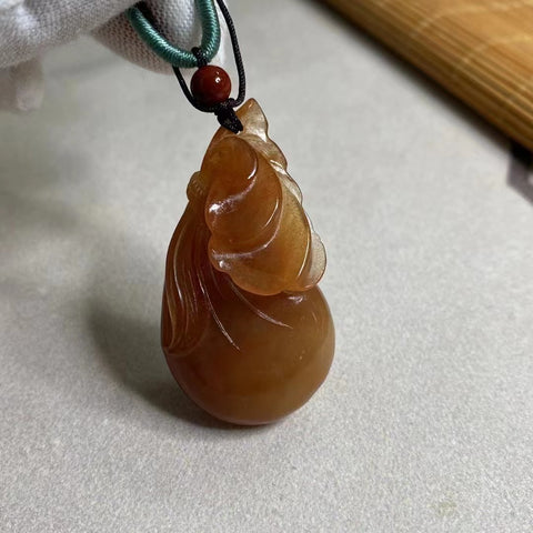 Liontin Saku Uang Giok Giok halus penuh dan bulat Ukuran 43 * 23mm Sudah termasuk pajak pengiriman