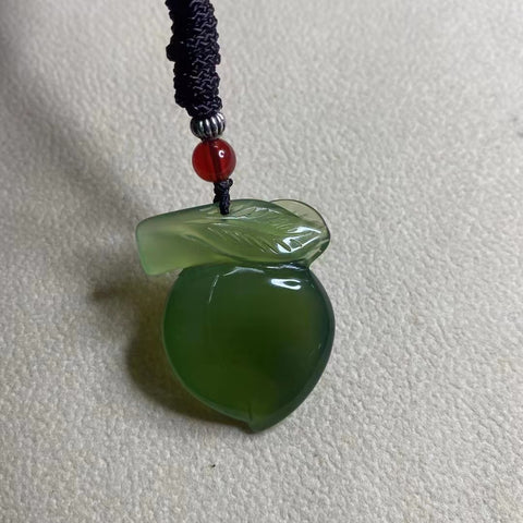 Liontin Giok Halus 180 Keberuntungan, Umur Panjang dan Kesejahteraan Ukuran 34 * 25mm Termasuk ongkos kirim dan pajak.