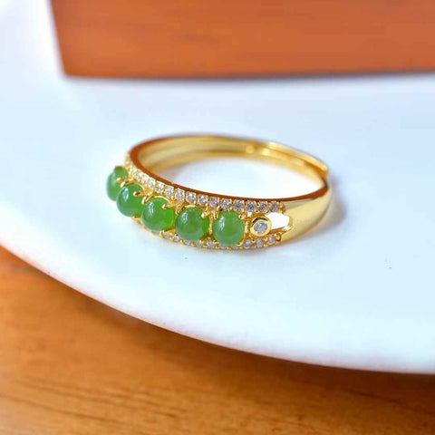 11572-2#s925 perak bertatahkan cincin giok Hetian jasper batu lepas: 3*3 termasuk ongkos kirim dan pajak