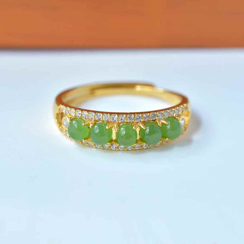 11572-2#s925 perak bertatahkan cincin giok Hetian jasper batu lepas: 3*3 termasuk ongkos kirim dan pajak