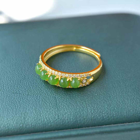 11572-2#s925 perak bertatahkan cincin giok Hetian jasper batu lepas: 3*3 termasuk ongkos kirim dan pajak