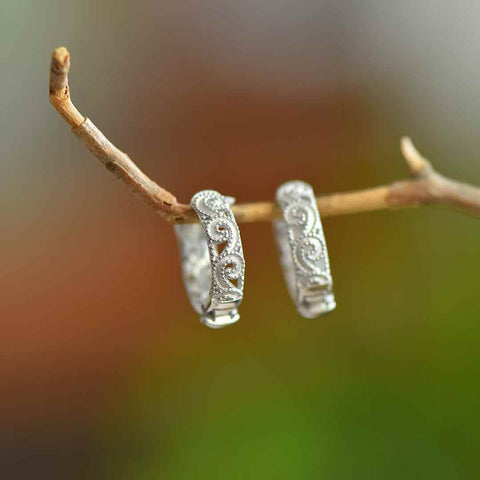 👉2720A#925 Perak Sterling Bertahtakan Giok Hetian, Permukaan Jembatan Material Qinghai, Anting Perak Polos, termasuk biaya pengiriman dan pajak.