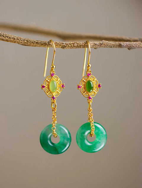 "Cincin Kerawang Emas" Perak sterling S925 berlapis emas dan kerawang yang dibungkus rumit, 12 mm, termasuk biaya pengiriman dan pajak.