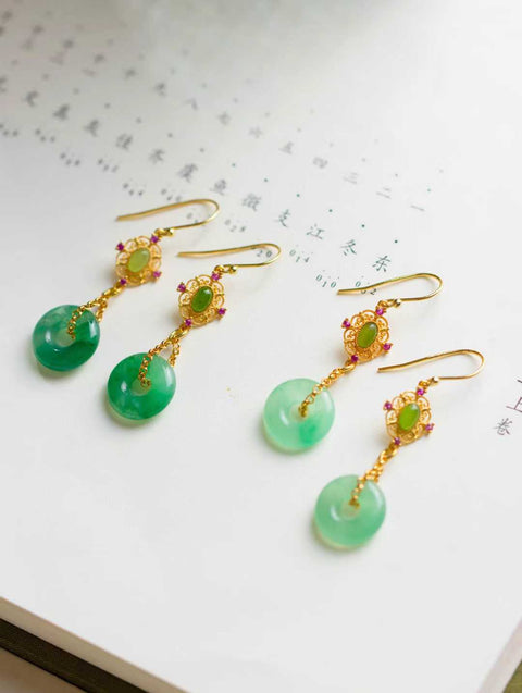 "Cincin Kerawang Emas" Perak sterling S925 berlapis emas dan kerawang yang dibungkus rumit, 12 mm, termasuk biaya pengiriman dan pajak.