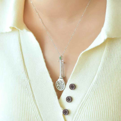 🔻8905#925 Bros Pipa Pipih Giok Hetian Bertahtakan Perak Sterling, Liontin Perak Polos👉Desain baru dan unik, kualitas giok yang hangat dan halus, menarik perhatian dan memukau saat dikenakan. Biaya pengiriman dan pajak sudah termasuk.