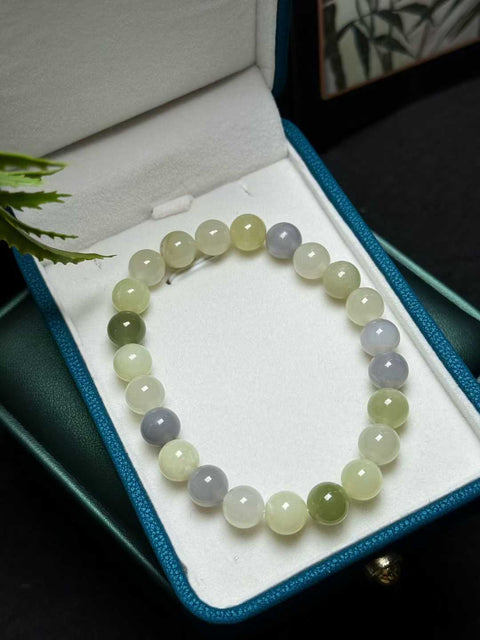 Gelang multi-batu permata Tianyu ini melambangkan kekayaan yang melimpah, keberuntungan, dan kemakmuran. Ukuran: sekitar 8 mm. Sudah termasuk ongkos kirim dan pajak.