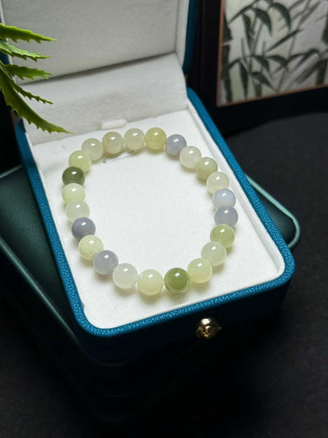 Gelang multi-batu permata Tianyu ini melambangkan kekayaan yang melimpah, keberuntungan, dan kemakmuran. Ukuran: sekitar 8 mm. Sudah termasuk ongkos kirim dan pajak.