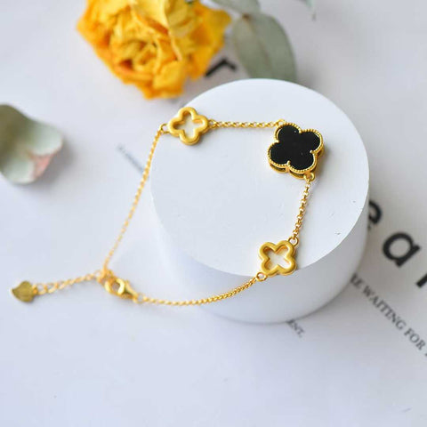 5884-6# Gelang Perak Sterling Bertatahkan Giok Hetian Alami (Giok Hitam) Permukaan Bertatahkan Giok Putih Alami 🌸 Termasuk ongkos kirim dan pajak