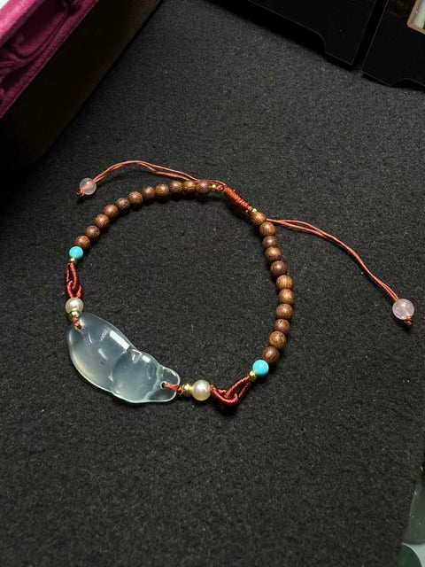 Gelang "Kucing Keberuntungan" giok Xiuyan alami, buatan tangan, dengan tekstur yang hangat dan lembut. ✨ Ukuran sekitar 29×12×4 cm, termasuk ongkos kirim dan pajak.