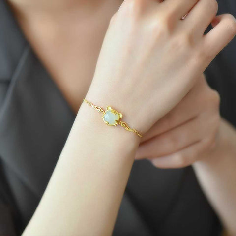 5970-6# Gelang perak sterling 925 bertatahkan batu giok Hetian cabochon "Harimau Menambah Seratus Juta", tebal, bertekstur buram, desain baru, kualitas giok yang halus, pengerjaan yang indah, sederhana dan elegan. Termasuk ongkos kirim dan pajak.
