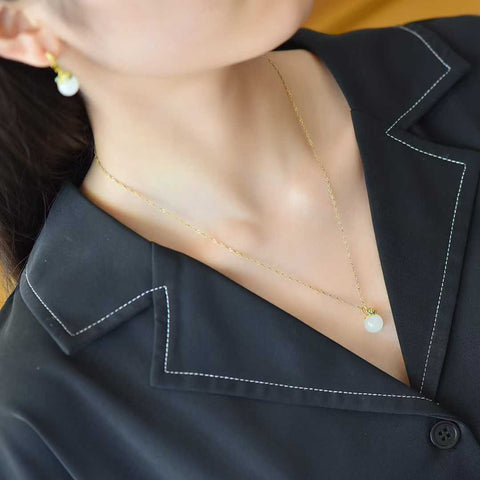 Anting: 7814-2 Liontin: 0056-2 Set terlaris tersedia! # Perak S925 bertatahkan manik-manik giok putih Hetian, set sederhana dan elegan yang menampilkan bunga mekar! Ongkos kirim dan pajak sudah termasuk.