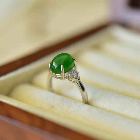 Cincin perak sterling 11119s925 bertatahkan batu giok Hetian berbentuk hati, batu lepas: 8*10 cm, termasuk ongkos kirim dan pajak.