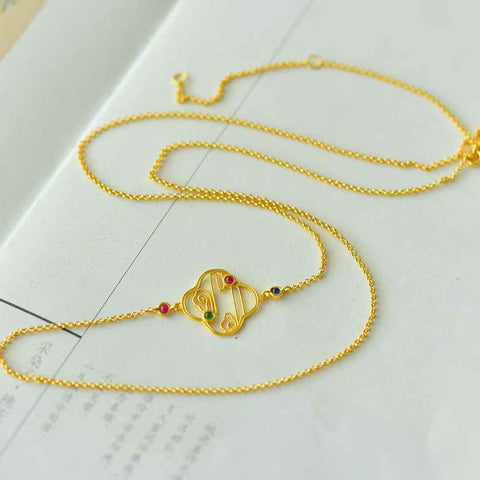 9849-2 Kalung Sweater "Keberuntungan dan Kemakmuran Selalu"; 9848-2 Kalung Sweater "Daun Semanggi Empat Kelopak Keberuntungan"; 9850-2 Kalung Sweater "Kedamaian dan Keberuntungan". Desain baru, pengiriman dan pajak sudah termasuk.
