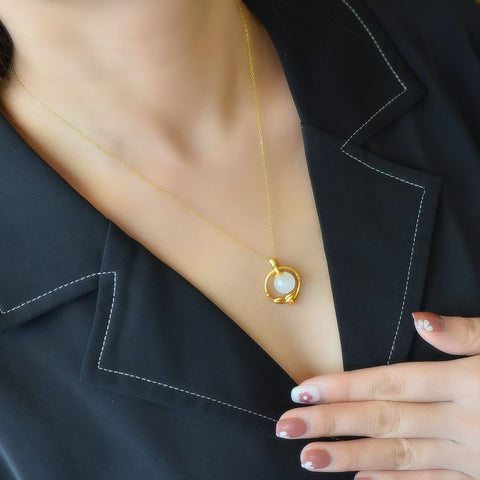 6646-6# Manik-manik giok Hetian bertatahkan perak gaya kuno 10mm dengan liontin Agate Merah Selatan [Spesifikasi] 10×10mm, termasuk ongkos kirim dan pajak.
