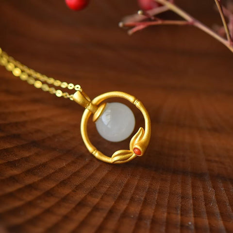 6646-6# Manik-manik giok Hetian bertatahkan perak gaya kuno 10mm dengan liontin Agate Merah Selatan [Spesifikasi] 10×10mm, termasuk ongkos kirim dan pajak.