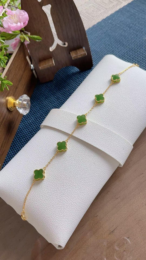 Gelang giok nefrit alami, terbuat dari bahan tambang lama, dengan tekstur halus dan hangat, warna hijau zamrud, ukuran 0,9 mm, termasuk ongkos kirim dan pajak.