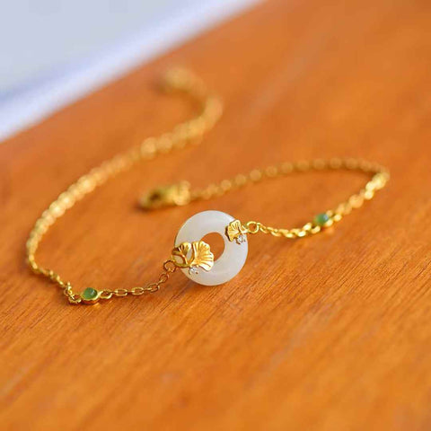 5843-2#s925 Gelang Cincin Perdamaian Batu Giok Hetian Bertatahkan Perak. Batu lepas: 12*12mm. Termasuk ongkos kirim dan pajak.