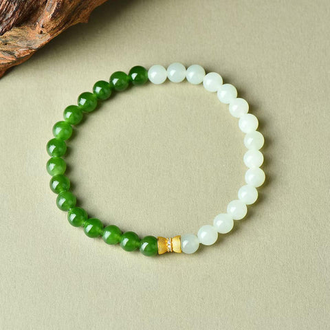 3422# Giok Hetian (giok putih) dipadukan dengan gelang pinggang ramping perak sterling S925 (6mm), termasuk ongkos kirim dan pajak.