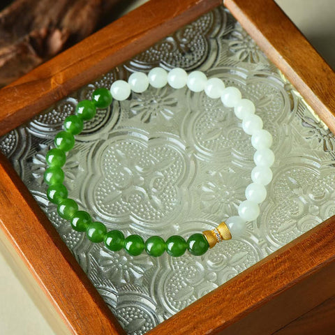 3422# Giok Hetian (giok putih) dipadukan dengan gelang pinggang ramping perak sterling S925 (6mm), termasuk ongkos kirim dan pajak.