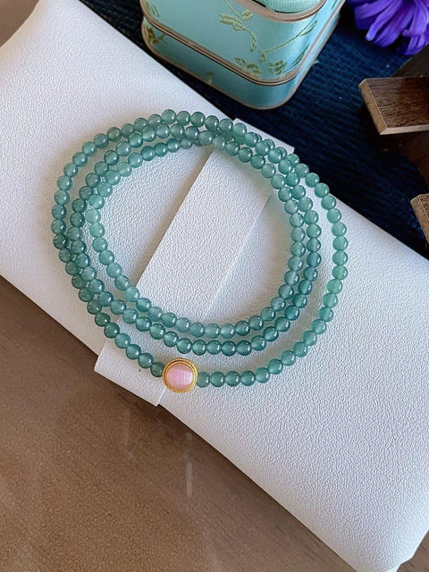 Gelang giok air biru alami, material tambang kuno, ukuran 0,4, termasuk ongkos kirim dan pajak.