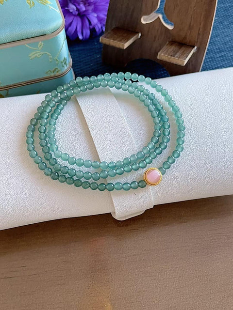 Gelang giok air biru alami, material tambang kuno, ukuran 0,4, termasuk ongkos kirim dan pajak.