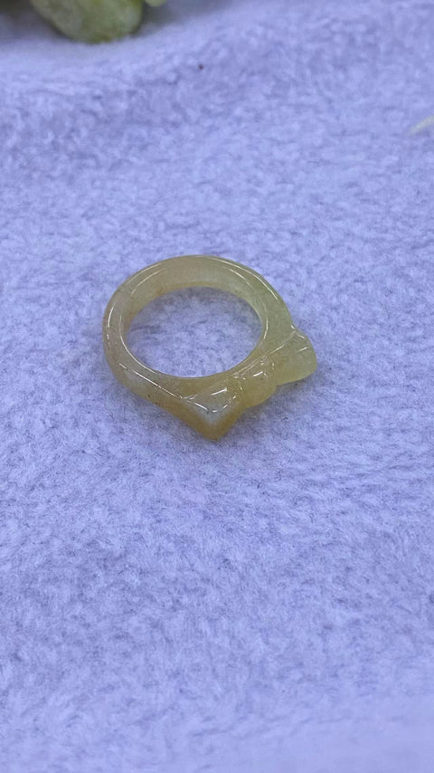 Cincin pita giok Xiu yang indah, diameter 15mm, gratis ongkir dan pajak