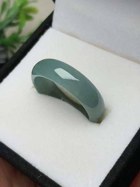 Cincin kalung kalung cincin barang dari batu giok alami ukuran 22mm batu giok bersih, halus, dan hangat Termasuk ongkos kirim dan pajak