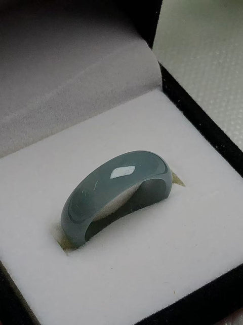 Warna Kabut Cincin Batu Giok A-barang Alami Dapat dibuat menjadi cincin, kalung 😍Diameter Lingkaran: 19,5 × 7㎜ Sudah Termasuk Pajak Pengiriman