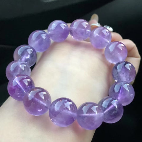Gelang Kecubung Alami Ukuran 15.5mm Warna dan gaya yang indah sudah termasuk pajak pengiriman.