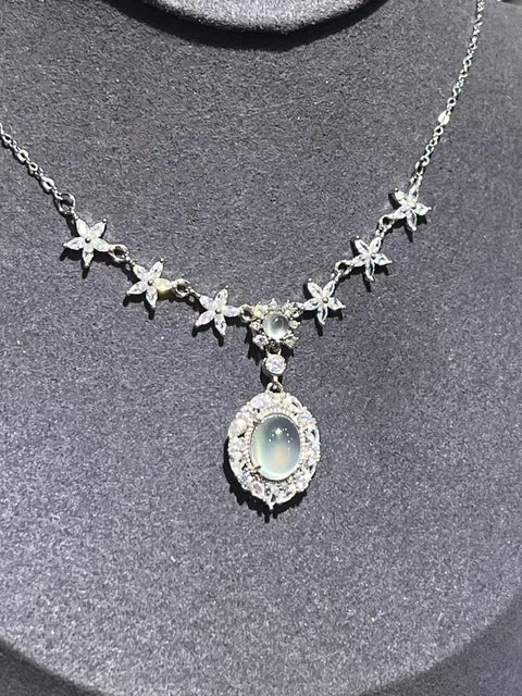 Cincin Giok Hetian Alami Giok bersih, halus dan hangat, terbuat dari perak 925, dengan bezel yang dapat disesuaikan Muka Telur Besar 9 * 7mm Muka Telur Kecil 3mm Giok bersih, halus dan hangat.