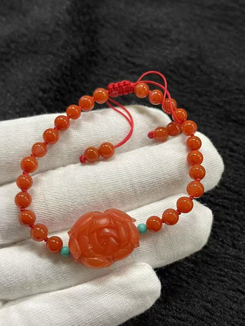 Gelang Nan Hong Alami Ukuran 21.8 * 17.6mm Tebal 10mm Warna dan pola yang indah Termasuk pajak pengiriman