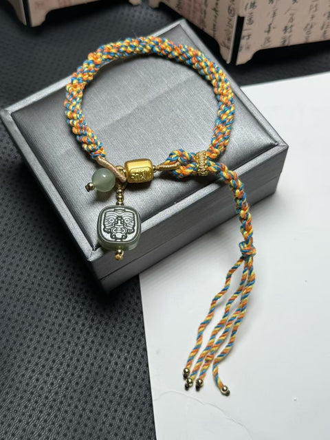 Barang Baru... Gelang Giok Hetian 'Zhaqilam' Dewi Kekayaan Wanita Tibet**

* Gelang Gaya Etnik dengan 22 Berkah untuk Kekayaan Berlimpah, Menangkal Kejahatan dan Bencana, Buatan Tangan, Ukuran sekitar 15×7mm Gratis ongkir dan bea cukai