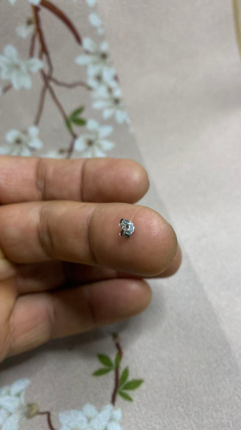 Anting-anting topaz yang indah, terbuat dari perak sterling 925, ukuran: 7 x 9 mm，gratis ongkos kirim dan pajak