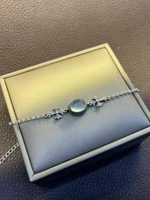 Gelang Telur Es Batu Giok Cui Giok Alami 925 Tatahan Perak Ukuran 9 * 7mm Gaya & nbsp;Pajak Pengiriman Termasuk