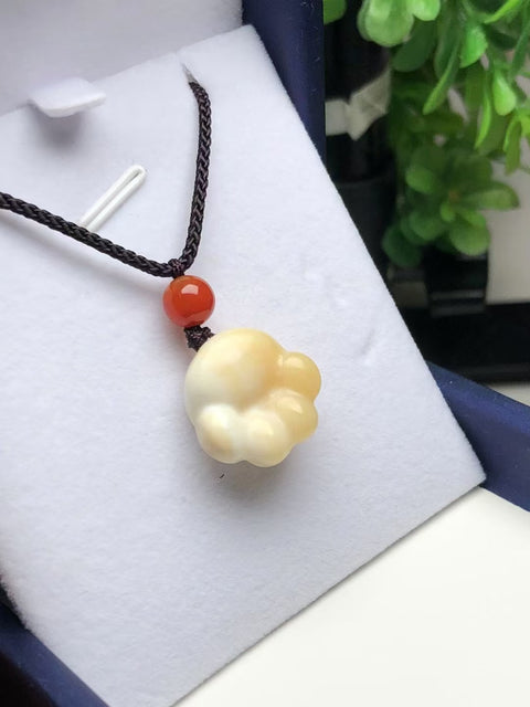 Bunga Giok Cui Alami Liontin Cakar Kucing Giok Ukuran 17 * 8.5mm Bentuknya lucu dan hidup Sangat direkomendasikan sebagai hadiah untuk teman dan disimpan untuk Anda sendiri Pengiriman dan pajak sudah termasuk!