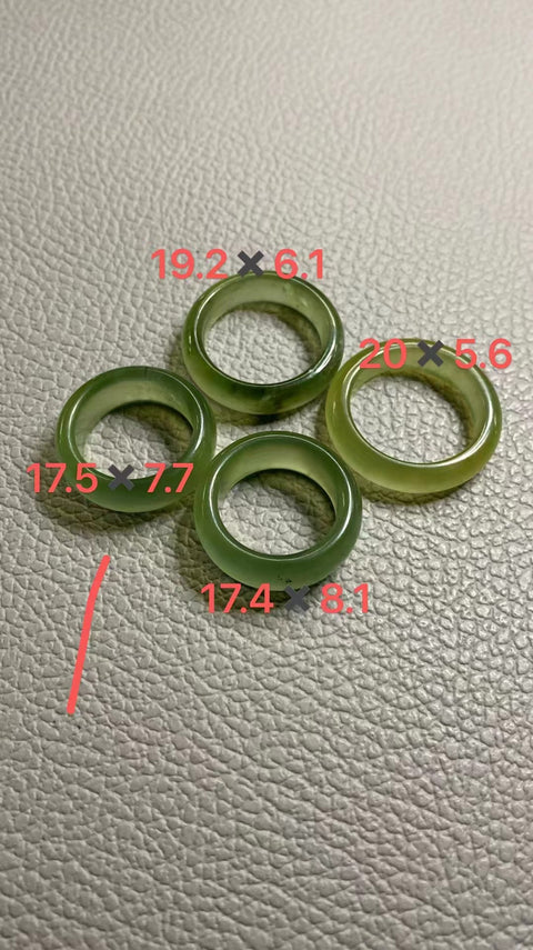 Ukuran Cincin Giok Alami Seperti yang Ditunjukkan Harga Detik Giok bersih, halus dan hangat Sudah termasuk ongkos kirim dan pajak.