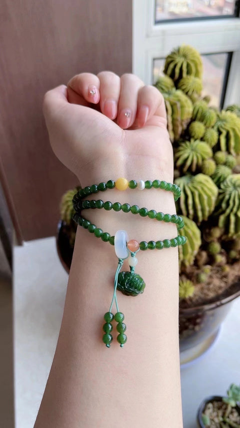 Rantai Jasper Alami Rantai Tujuan Ganda Dengan Lilin Lebah Nan Hong Mutiara Kalsedon Menjalankan Cincin Berlari 925 Aksesori Perak Aksesori Perak yang Dirancang Secara Eksklusif Ukuran Model 0,5 Termasuk Pajak Pengiriman