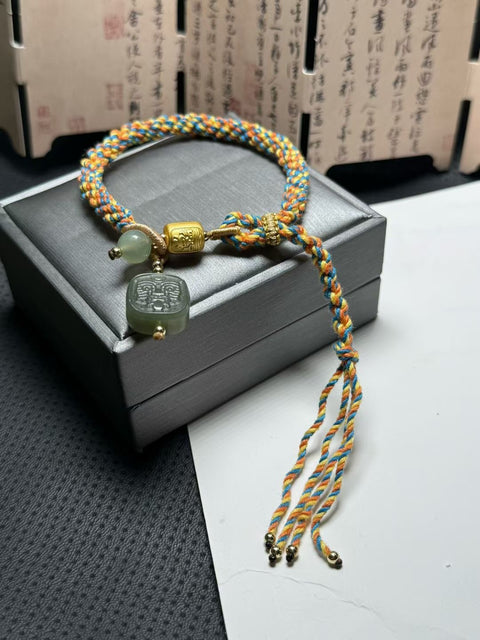 Barang Baru... Gelang Giok Hetian 'Zhaqilam' Dewi Kekayaan Wanita Tibet**

* Gelang Gaya Etnik dengan 22 Berkah untuk Kekayaan Berlimpah, Menangkal Kejahatan dan Bencana, Buatan Tangan, Ukuran sekitar 15×7mm Gratis ongkir dan bea cukai
