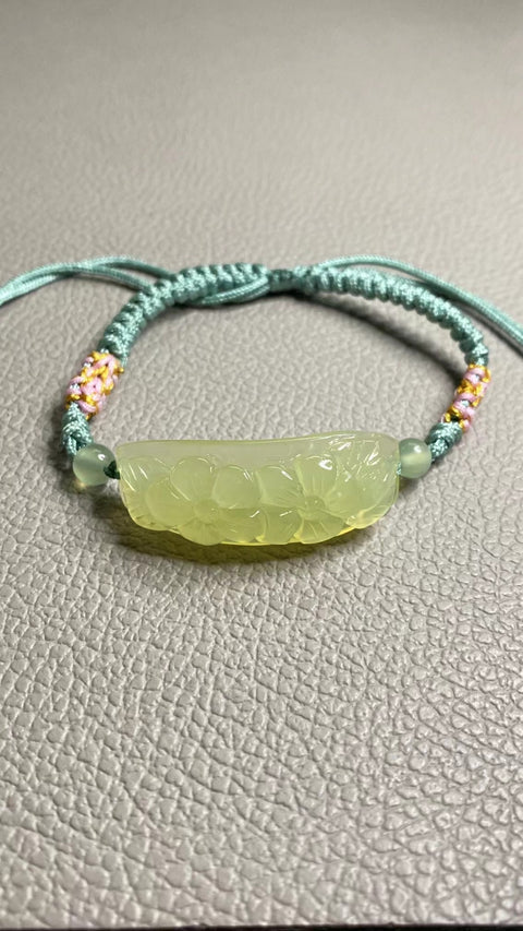 Kedamaian dan kebahagiaan: gelang giok Xiuyan yang indah, diukir dengan tangan, spesifikasi: 43✖️16.5mm, termasuk pengiriman dan pajak