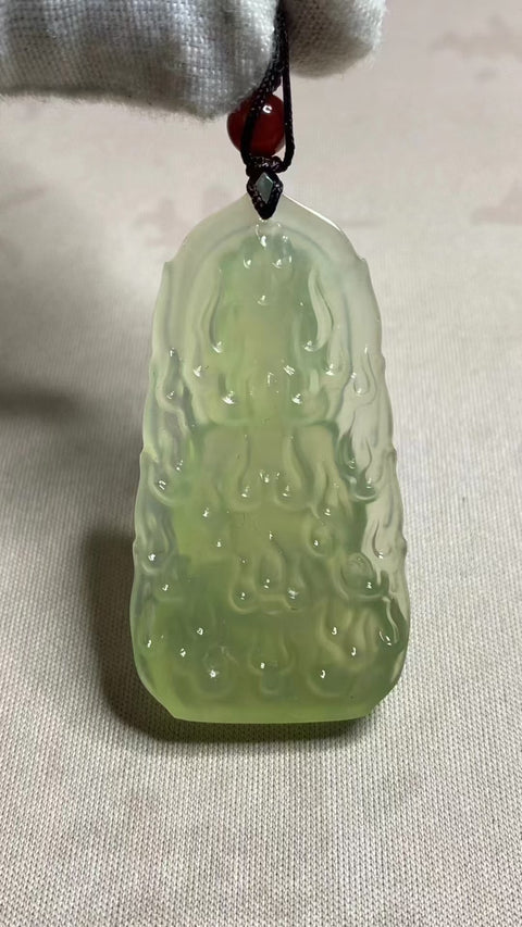 Guanyin: Giok Xiuyan yang indah - Guanyin, dengan wajah yang baik, Guanyin melindungi perdamaian, spesifikasi: 55✖️28.8mm, gratis ongkos kirim dan pajak