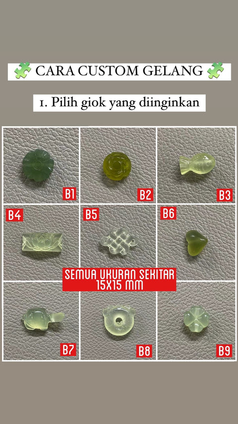CUSTOM GELANG GIOK