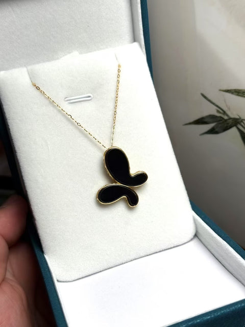 Hetian Jade "Fu Die" Kupu-kupu 925 Bertatah Perak🦋Gaya baru dan unik, penuh berkah, giok dingin dan halus🪄Perkiraan ukuran: 26×22×4㎜, gratis ongkos kirim dan pajak