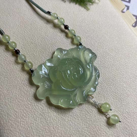 Kalung keberuntungan: Kalung Xiuyu yang indah, spesifikasi: 58✖️49mm, gratis ongkir dan pajak