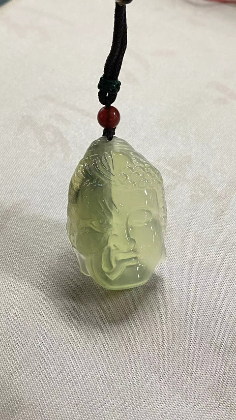 One Thought: Liontin Giok Alami dengan ukiran warna-warni, ukuran: 42,5 ✖️28mm termasuk pajak pengiriman